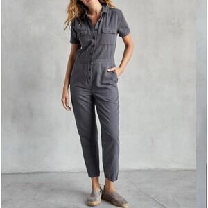 Outerknown S.E.A. Suit Button-Front Jumpsuit Large